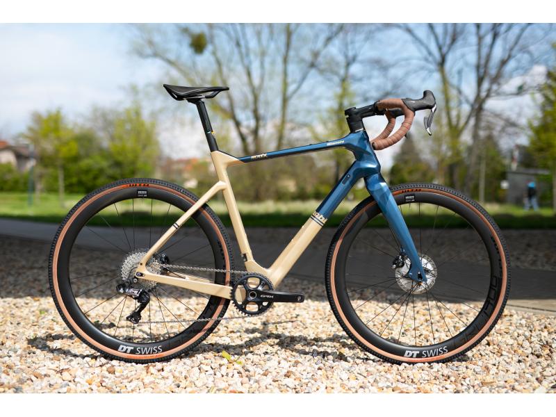 BIANCHI ARCADEX GRX Di2 GOLD STORM/BLUE NOTES
