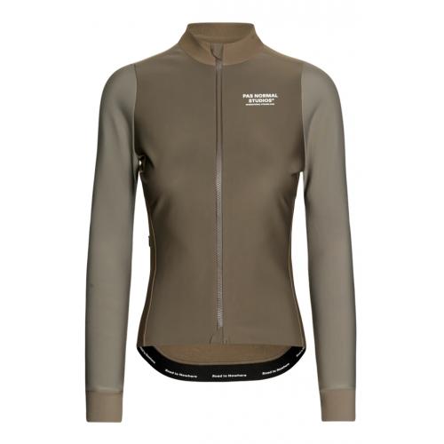 WOMEN'S MECHANISM THERMAL LONG SLEEVE JERSEY - EARTH / DARK STOR