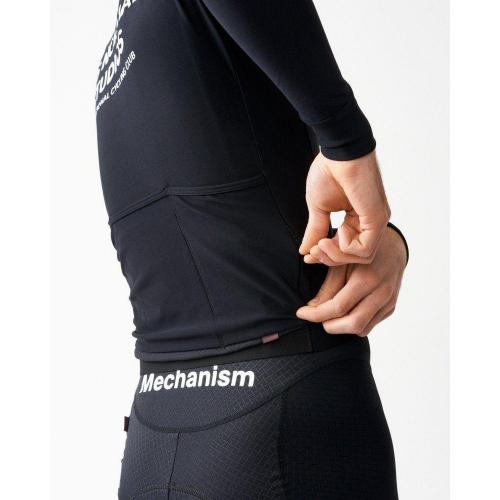 PAS NORMAL STUDIOS MECHANISM LONG SLEEVE JERSEY - BLACK