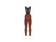 PAS WOMES'S MECHANISM DEEP WINTER LONG BIBS - MAHOGANY