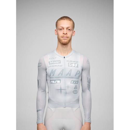 MAAP WOMEN'S DROME PRO AIR LS JERSEY 3.0 | ICE GRAY